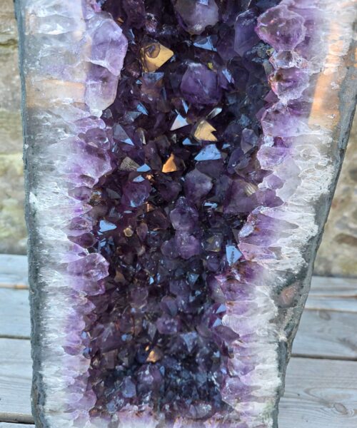 Very Tall Amethyst Crystal Geode 1217 Premium Queen Grade 61kg – H91xW26xD22cm - Image 9