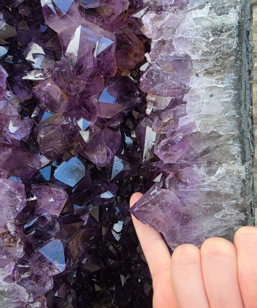 Very Tall Amethyst Crystal Geode 1218 Premium Queen Grade 70kg – H98xW25xD26cm - Image 11