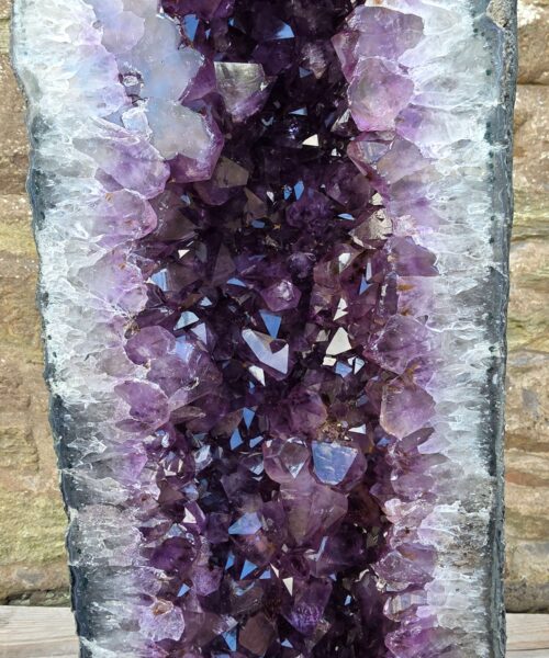 Very Tall Amethyst Crystal Geode 1218 Premium Queen Grade 70kg – H98xW25xD26cm - Image 7