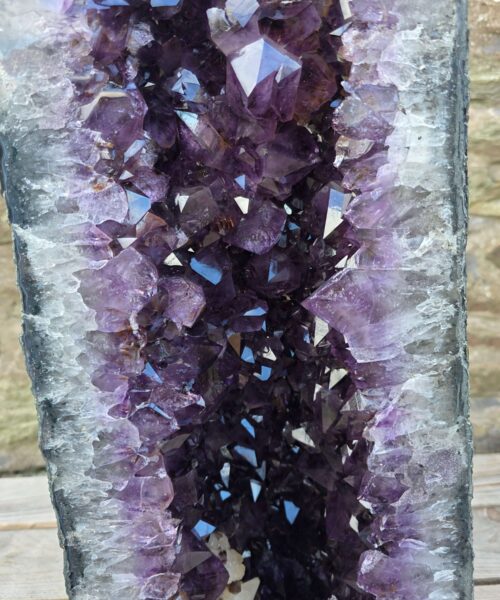 Very Tall Amethyst Crystal Geode 1218 Premium Queen Grade 70kg – H98xW25xD26cm - Image 8