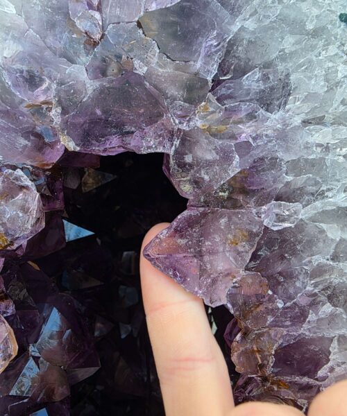 Very Tall Amethyst Crystal Geode 1218 Premium Queen Grade 70kg – H98xW25xD26cm - Image 10