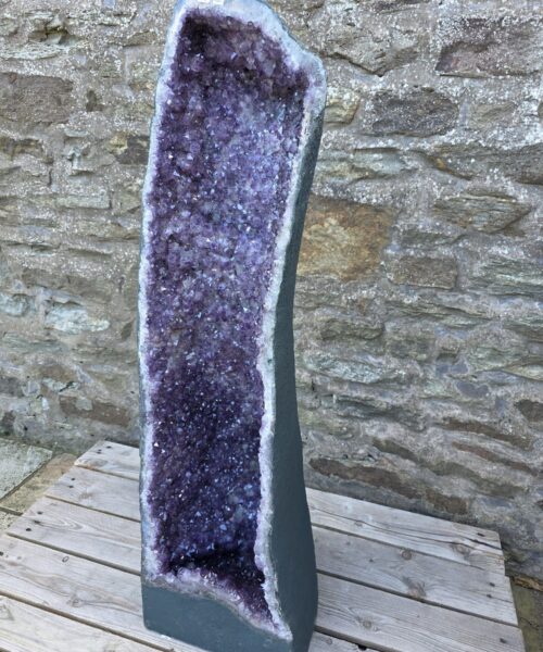 Very Tall Amethyst Crystal Geode 1220 Premium Queen Grade 79kg – H110xW32xD30cm - Image 4