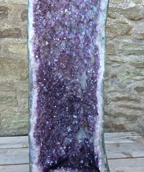 Very Tall Amethyst Crystal Geode 1220 Premium Queen Grade 79kg – H110xW32xD30cm - Image 8