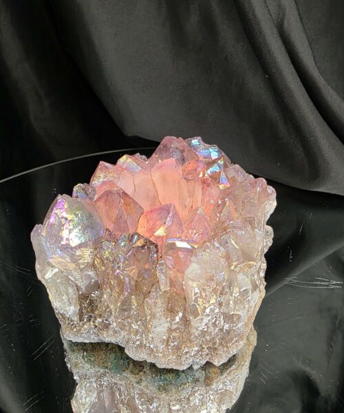 Large Amethyst Angel Aura Premium Candle 1 Handpicked 1.806g H8xW12xD9.5cm A Grade Cluster Druzy Tealight Holders - Image 11