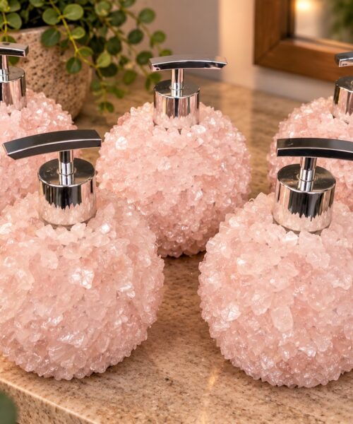 Rose Quartz Luxury Soap Dispenser