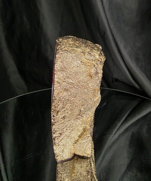Alternative view of Pink Agate 24ct Gold Edge Microcrystalline Quartz Premium Bookends 2 Ornament Handpicked Size 2.501kg H14xW18xD6.5cm