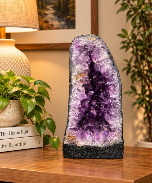 Amethyst Crystal Geode 1151 Premium Queen Grade 7.55kg H34xW18xD10cm