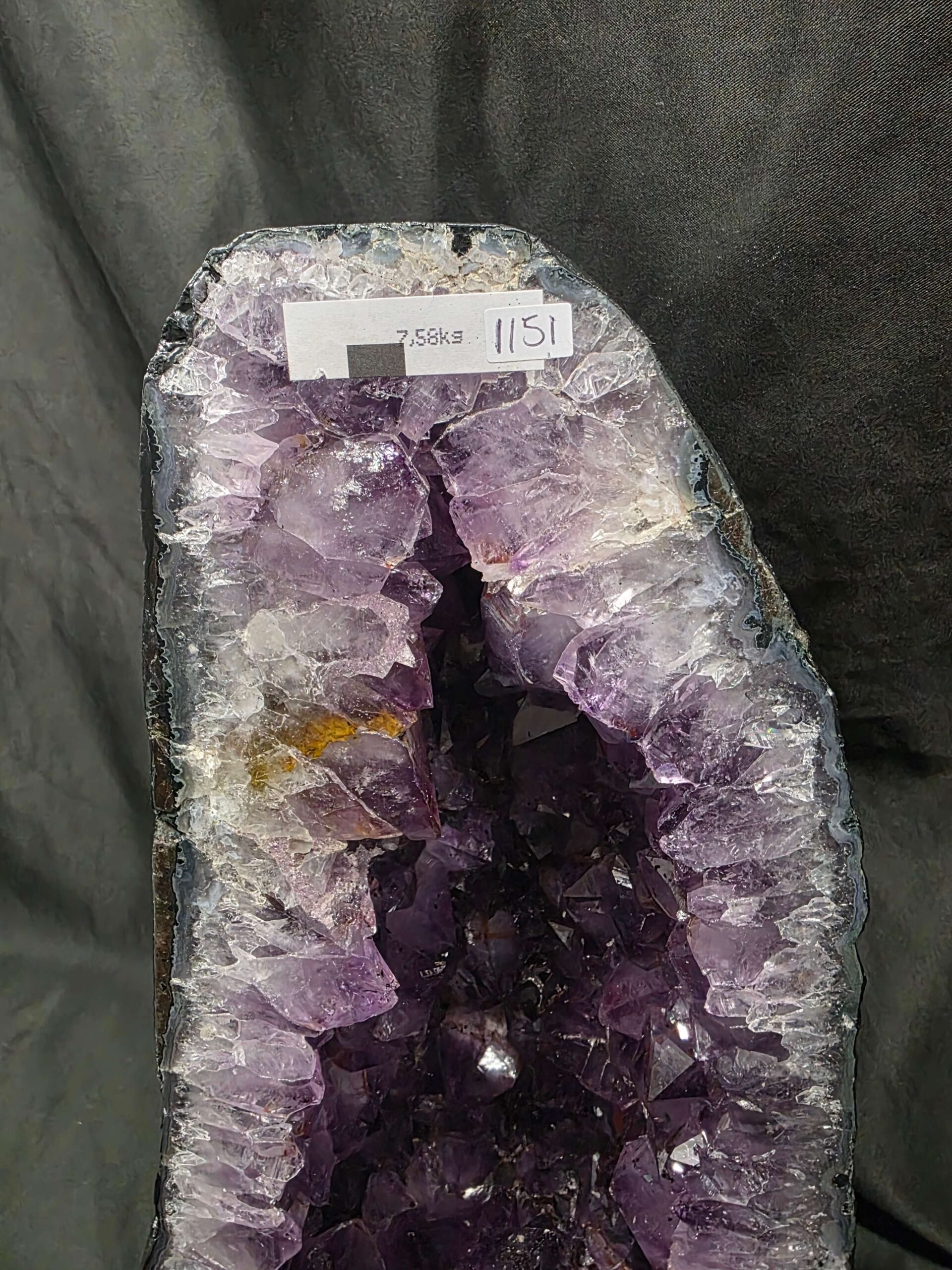 Amethyst Crystal Geode 1151 Premium Queen Grade 7.55kg H34xW18xD10cm - Image 7