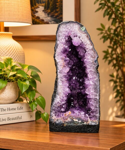 Amethyst Crystal Geode 1152 Premium Queen Grade 7.09kg H37xW18xD10cm