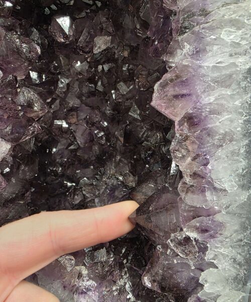 Amethyst Crystal Geode 1159 Premium Queen Grade 9.11kg H33xW18xD12cm - Image 11
