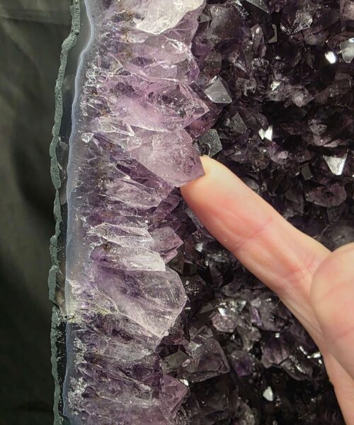 Amethyst Crystal Geode 1160 Premium Queen Grade 9.7kg H44xW17xD9cm - Image 3