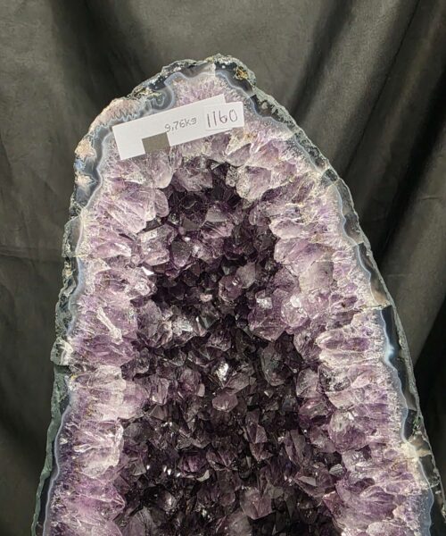 Amethyst Crystal Geode 1160 Premium Queen Grade 9.7kg H44xW17xD9cm - Image 8