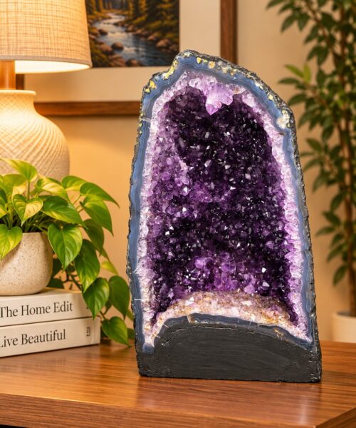 Amethyst Crystal Geode 1182 Premium Queen Grade 18.32kg H40xW25xD17cm