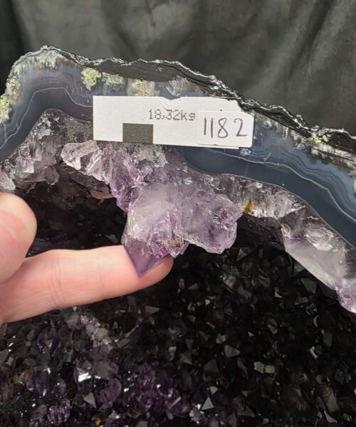Amethyst Crystal Geode 1182 Premium Queen Grade 18.32kg H40xW25xD17cm - Image 9