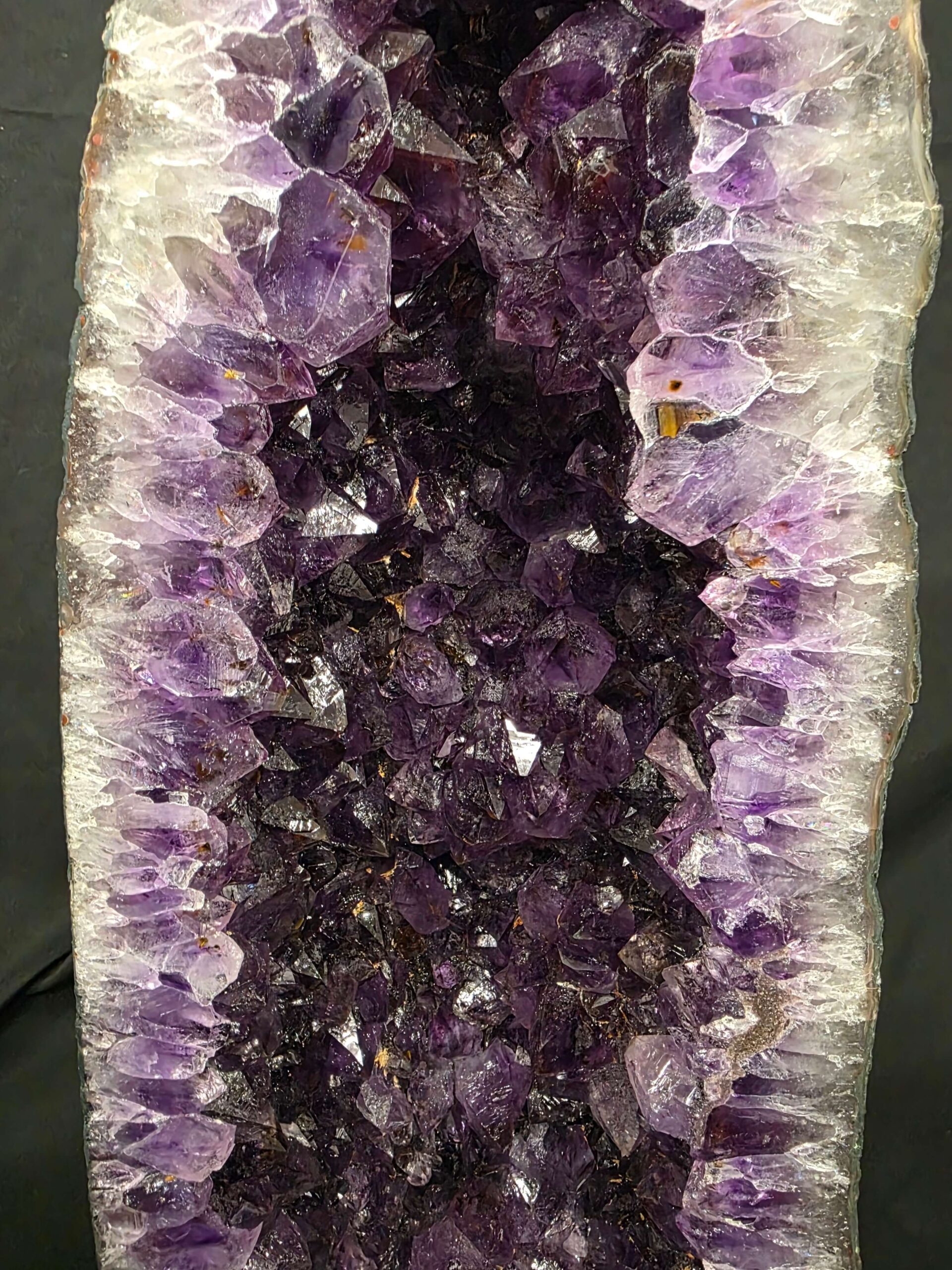 Tall Amethyst Crystal Geode 1191 Premium Queen Grade 17.2kg H52xW19xD13cm - Image 6