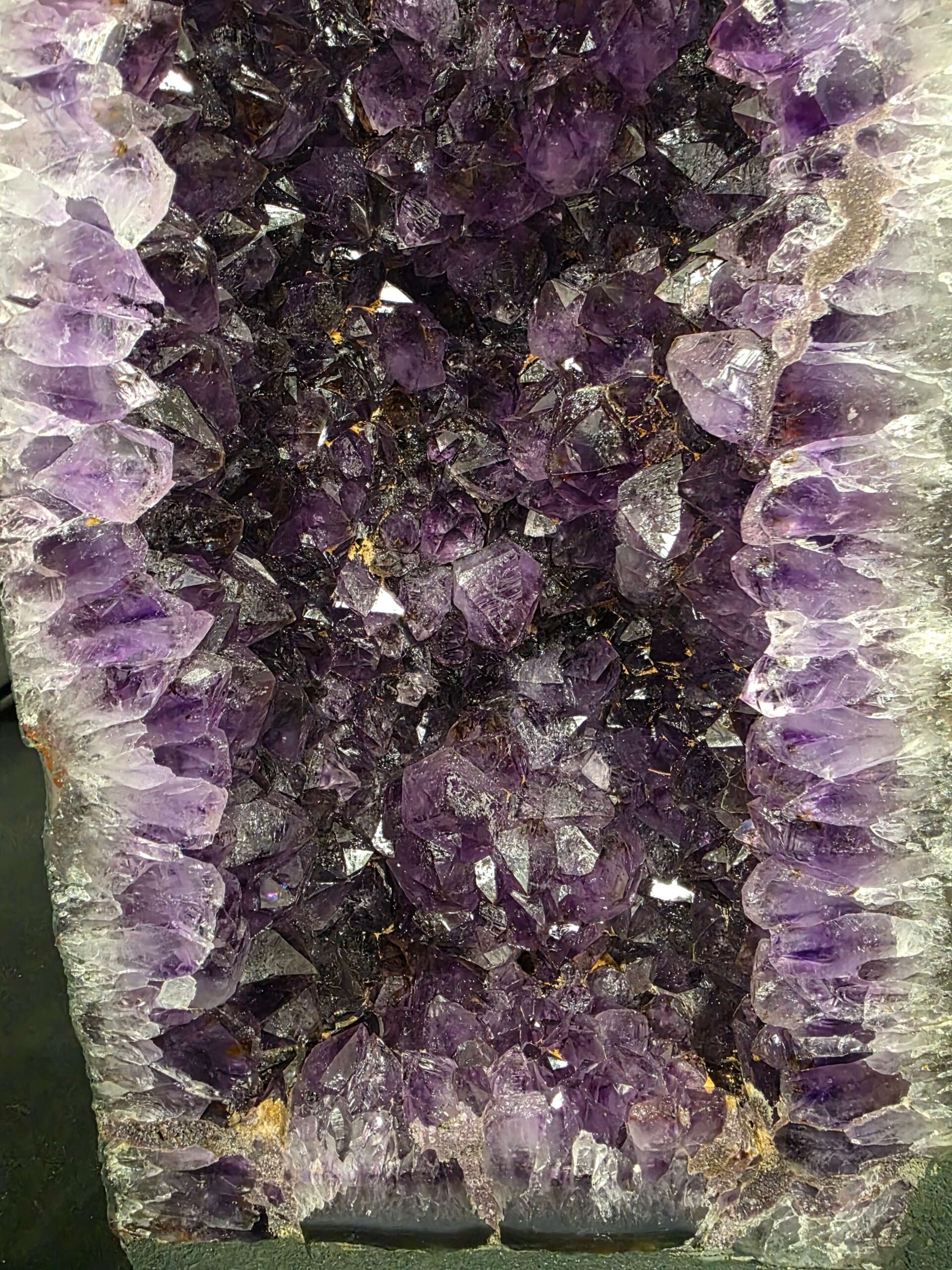 Tall Amethyst Crystal Geode 1191 Premium Queen Grade 17.2kg H52xW19xD13cm - Image 4