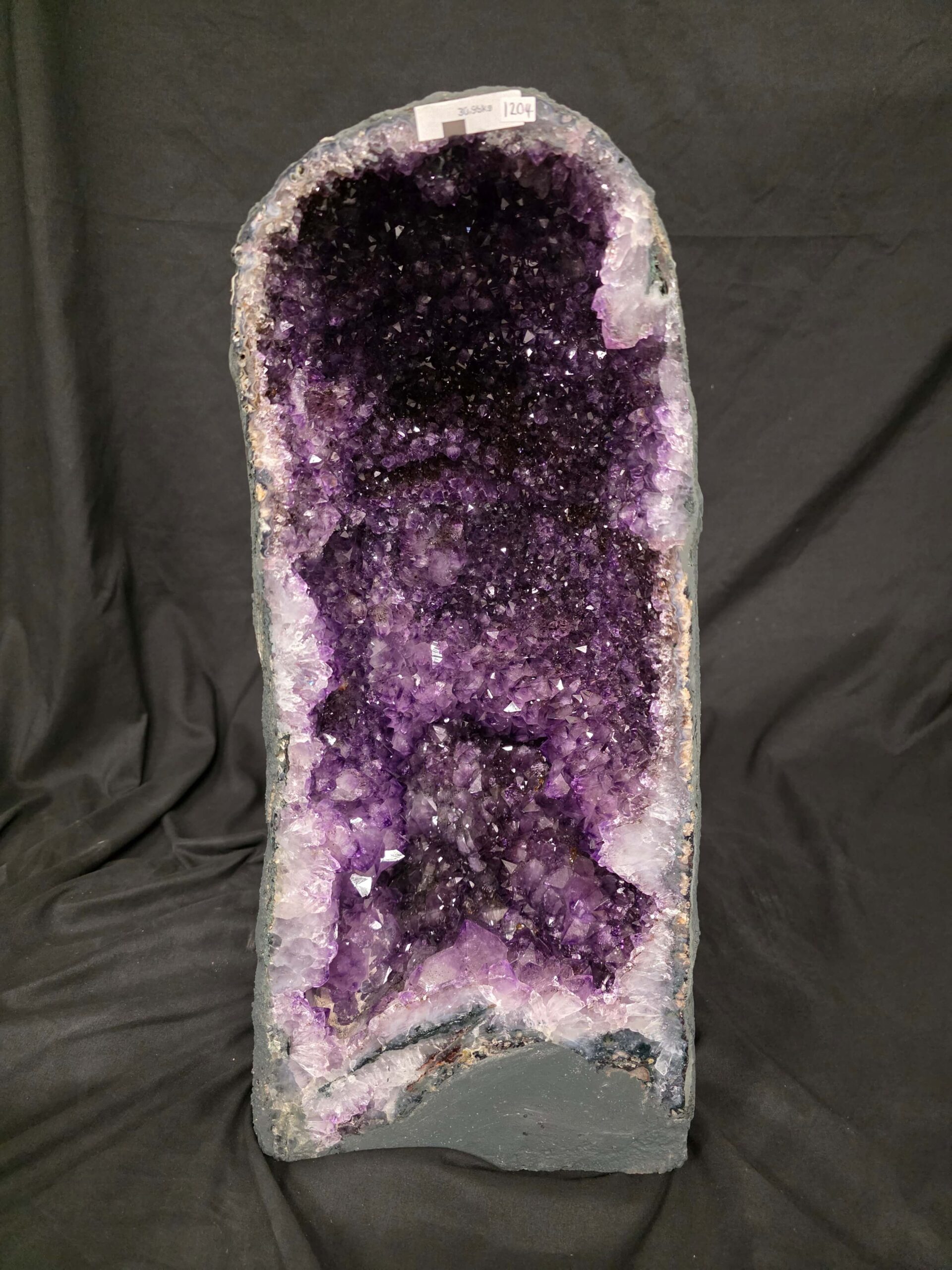 Tall Amethyst Crystal Geode 1204 Premium Queen Grade 30.92kg H52xW24xD25cm - Image 12