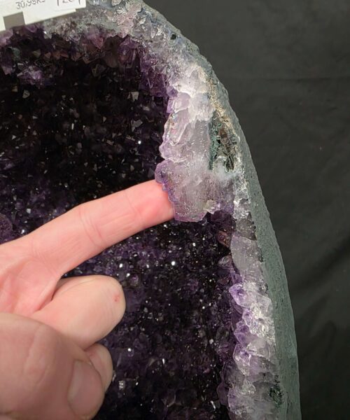 Tall Amethyst Crystal Geode 1204 Premium Queen Grade 30.92kg H52xW24xD25cm - Image 3