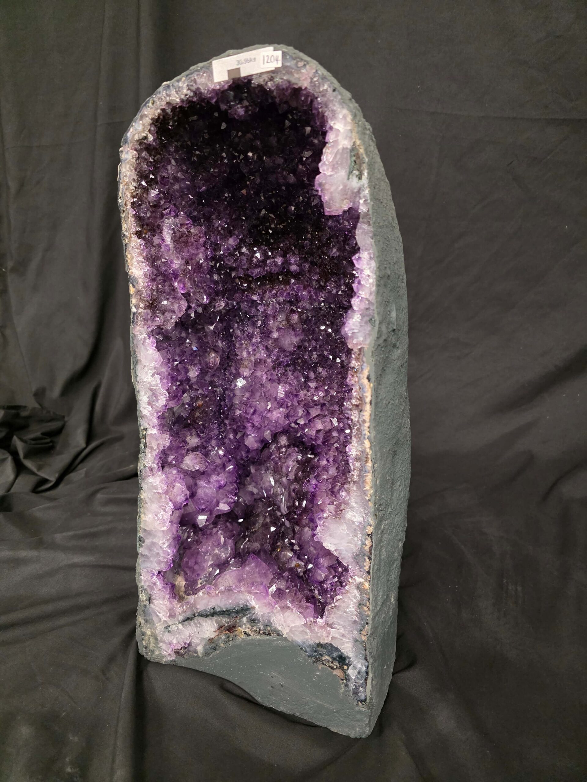 Tall Amethyst Crystal Geode 1204 Premium Queen Grade 30.92kg H52xW24xD25cm - Image 11