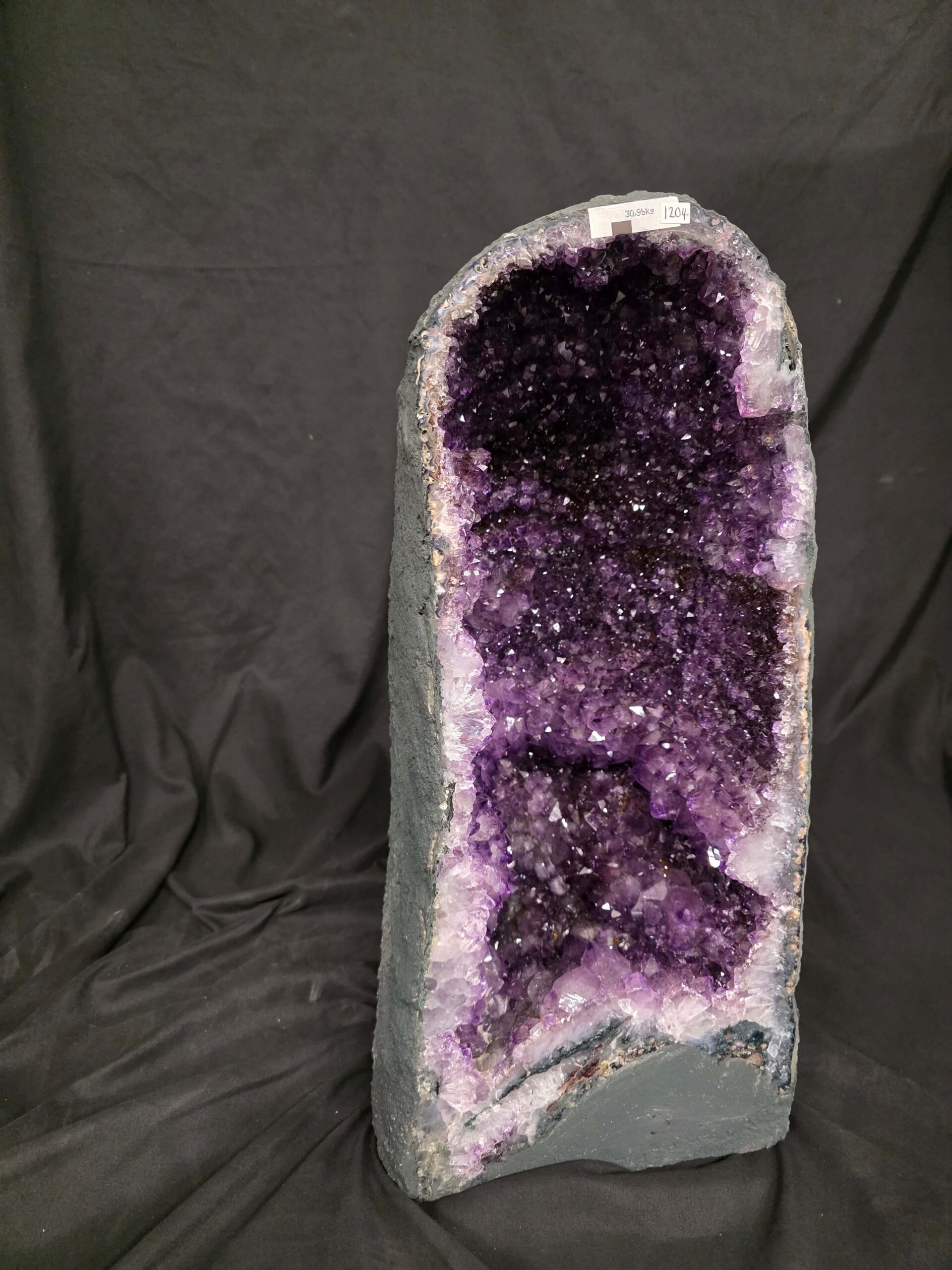 Tall Amethyst Crystal Geode 1204 Premium Queen Grade 30.92kg H52xW24xD25cm - Image 10