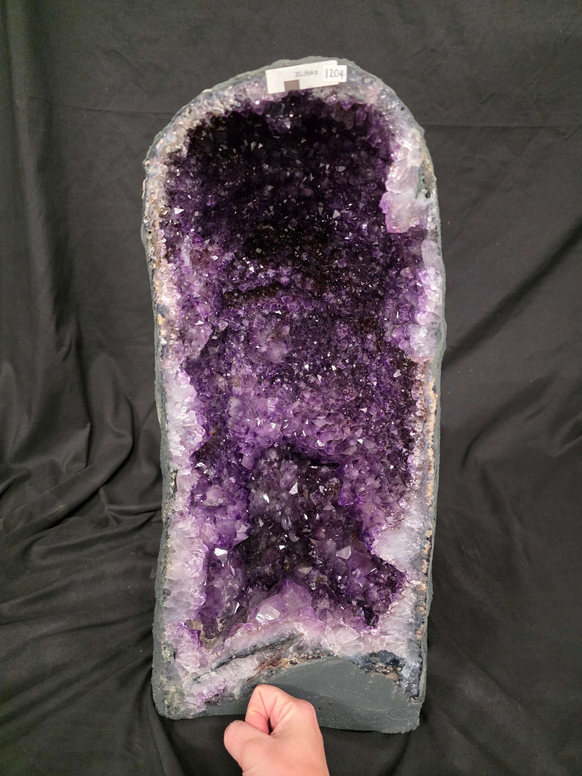 Tall Amethyst Crystal Geode 1204 Premium Queen Grade 30.92kg H52xW24xD25cm - Image 8