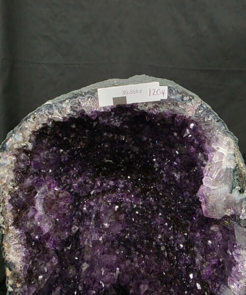 Tall Amethyst Crystal Geode 1204 Premium Queen Grade 30.92kg H52xW24xD25cm - Image 7