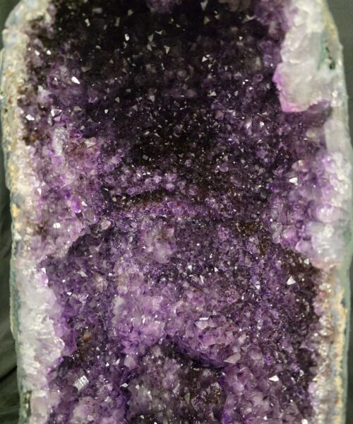 Tall Amethyst Crystal Geode 1204 Premium Queen Grade 30.92kg H52xW24xD25cm - Image 6
