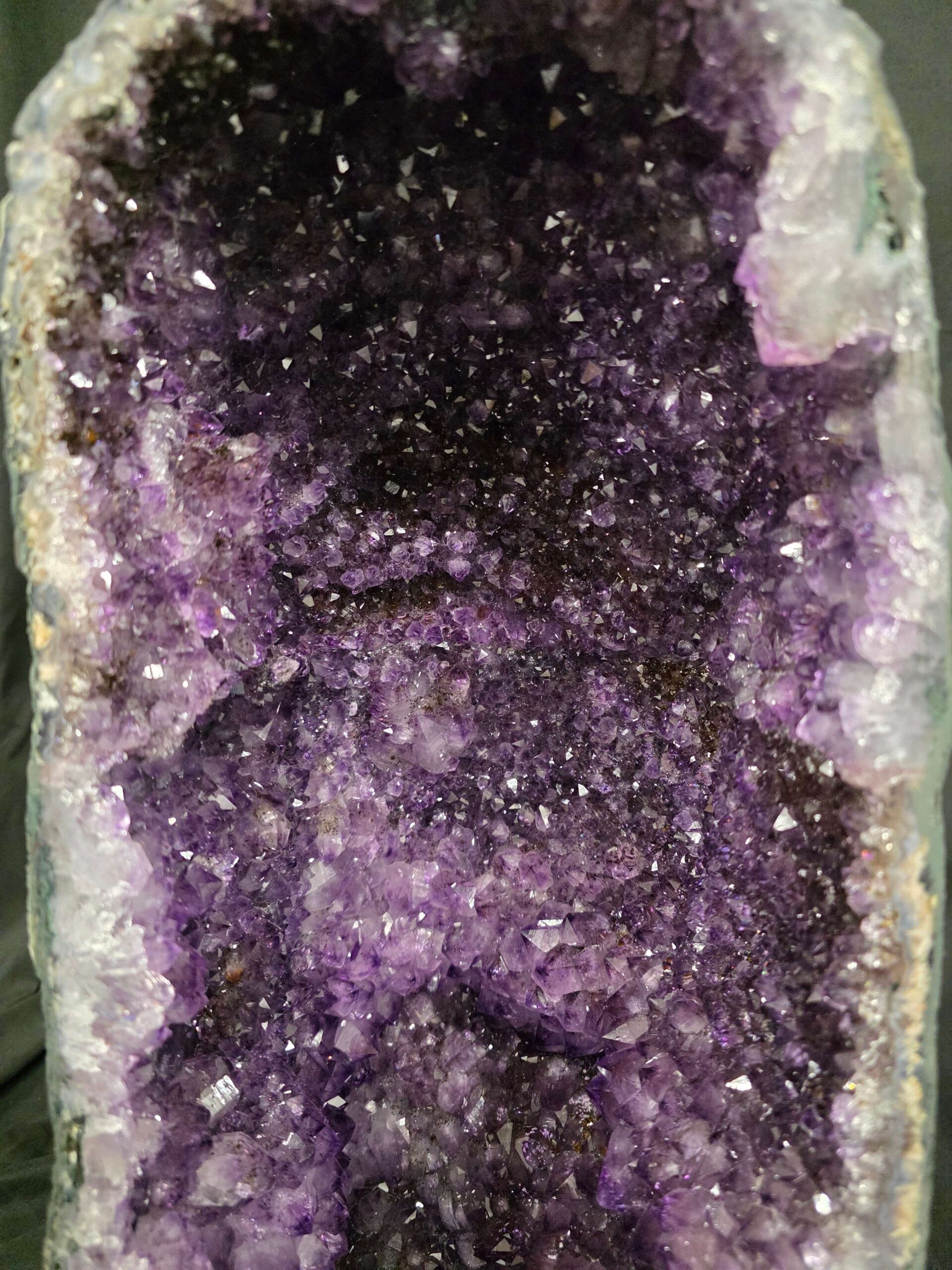 Tall Amethyst Crystal Geode 1204 Premium Queen Grade 30.92kg H52xW24xD25cm - Image 6