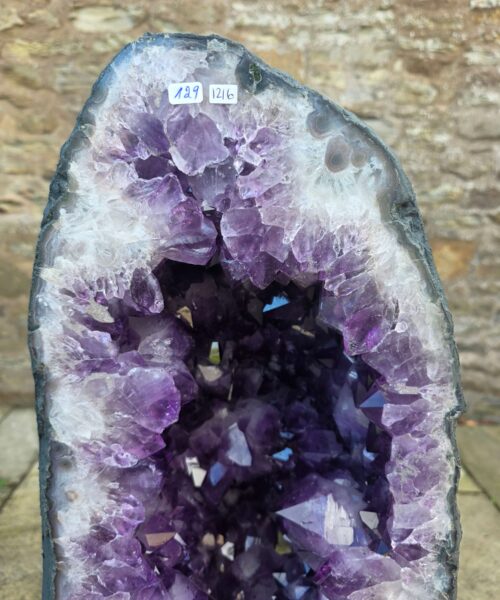 Very Tall Amethyst Crystal Geode 1216 Premium Queen Grade 129kg H108xW31xD28cm - Image 8