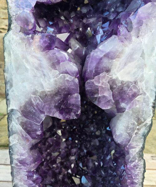 Very Tall Amethyst Crystal Geode 1216 Premium Queen Grade 129kg H108xW31xD28cm - Image 5