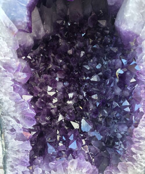 Very Tall Amethyst Crystal Geode 1216 Premium Queen Grade 129kg H108xW31xD28cm - Image 4