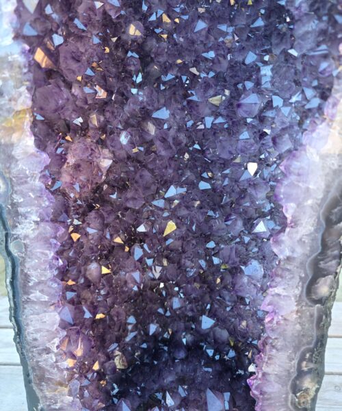 Very Tall Amethyst Crystal Geode 1222 Premium Queen Grade 79kg H124xW24xD18cm - Image 5
