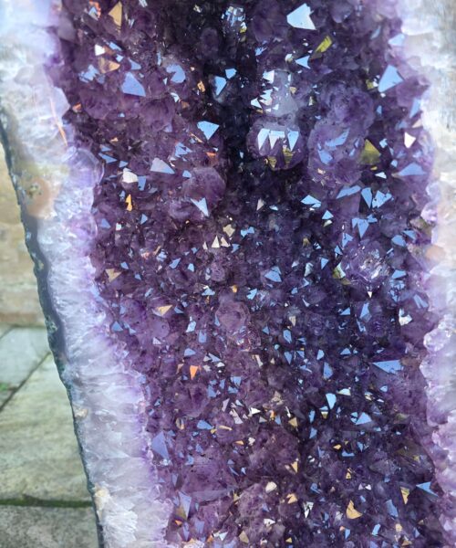 Very Tall Amethyst Crystal Geode 1224 Premium Queen Grade 108kg H104xW38xD31cm - Image 7