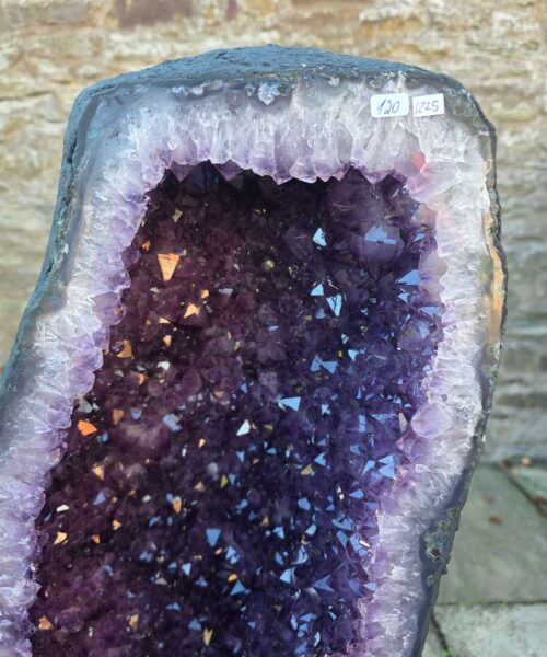 Very Tall Amethyst Crystal Geode 1225 Premium Queen Grade 120kg H110xW33xD27cm - Image 8