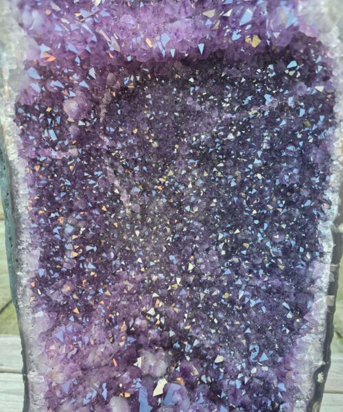 Very Tall Amethyst Crystal Geode 1227 Premium Queen Grade 66kg H92xW25xD31cm - Image 6