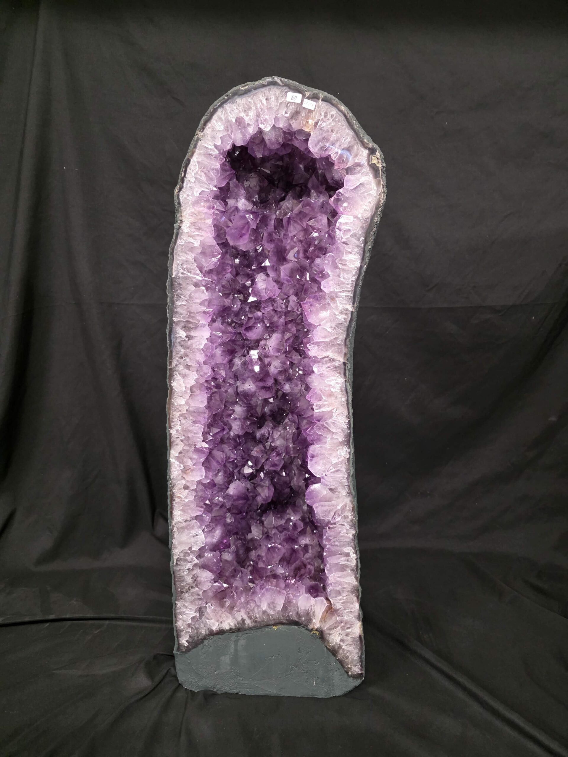 Very Tall Amethyst Crystal Geode 1229 Premium Queen Grade 60kg H80xW27xD25cm - Image 10
