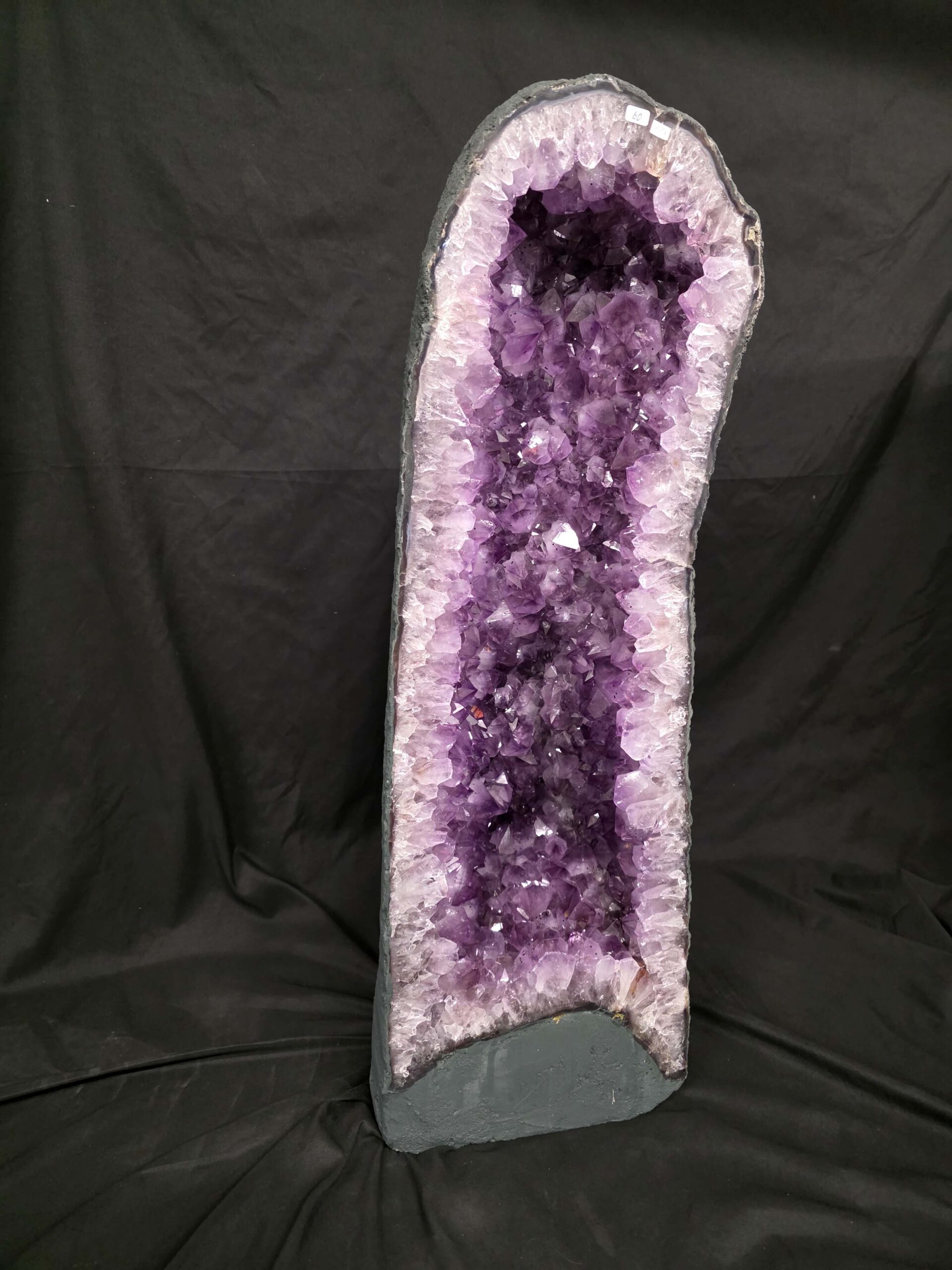Very Tall Amethyst Crystal Geode 1229 Premium Queen Grade 60kg H80xW27xD25cm - Image 9