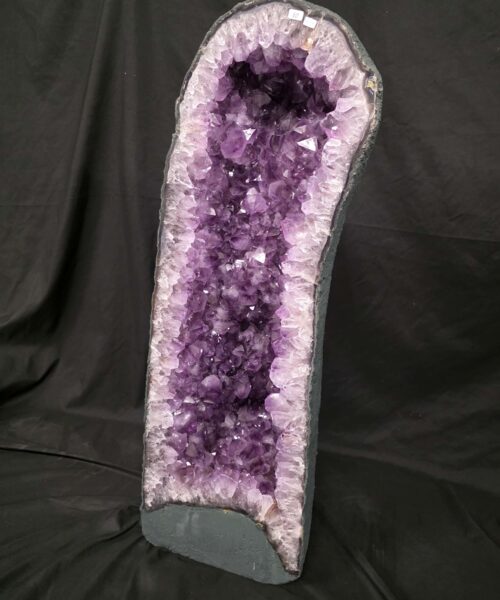 Very Tall Amethyst Crystal Geode 1229 Premium Queen Grade 60kg H80xW27xD25cm - Image 8