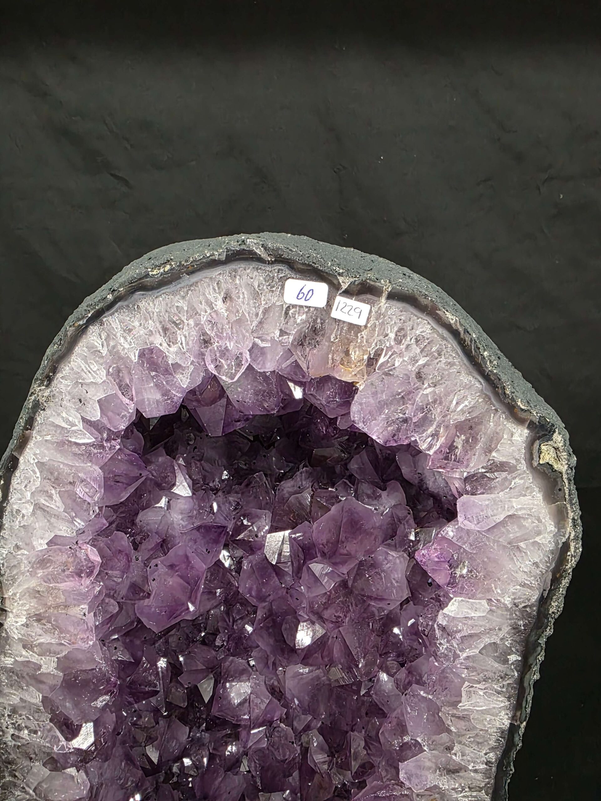 Very Tall Amethyst Crystal Geode 1229 Premium Queen Grade 60kg H80xW27xD25cm - Image 7