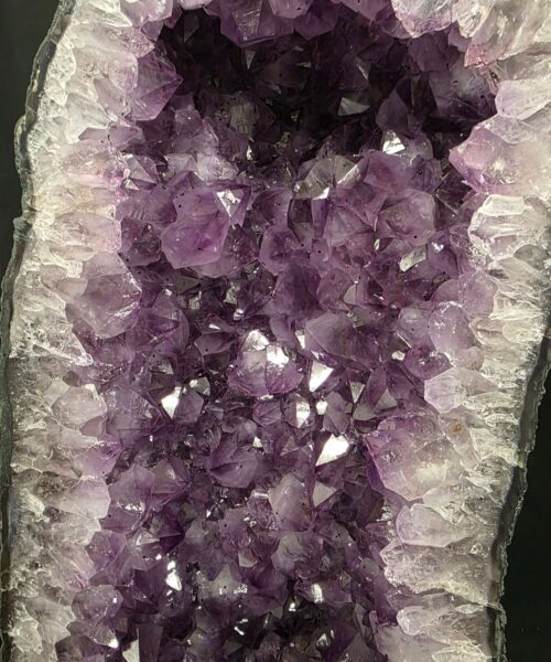 Very Tall Amethyst Crystal Geode 1229 Premium Queen Grade 60kg H80xW27xD25cm - Image 6