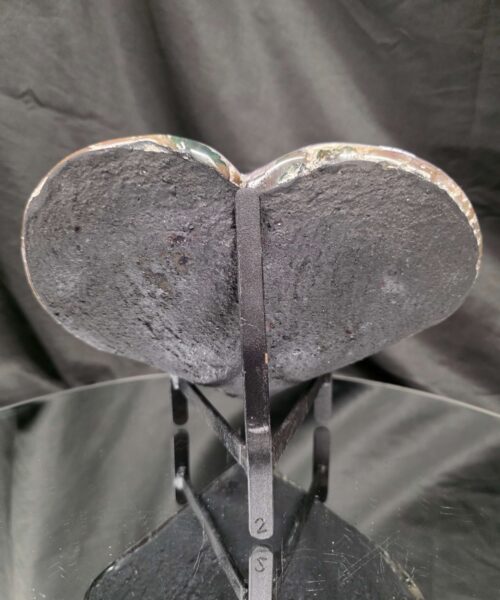 Huge Amethyst Heart on Stand 22 Purple Quartz Geode Crystal Gift 1.552g - H15xW19xD10cm - Image 7