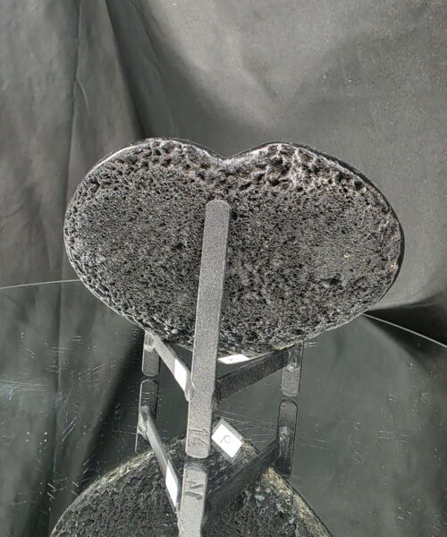 Amethyst Heart on Stand 6 Purple Quartz Geode Crystal Gift 591g - H12xW14xD6cm - Image 7