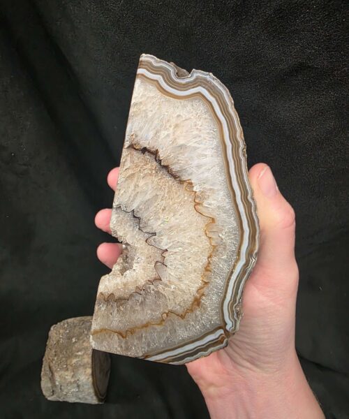 Caramel Natural Edge Microcrystalline Quartz Premium Bookends 2 Ornament Handpicked Size 2.404kg H12xW13xD8cm - Image 6