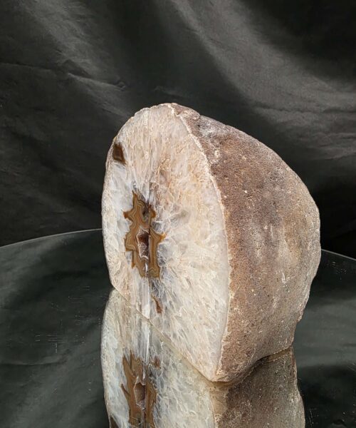 Caramel Natural Edge Microcrystalline Quartz Premium Bookends 3 Ornament Handpicked Size 2.404kg H12.5xW15xD9cm - Image 9