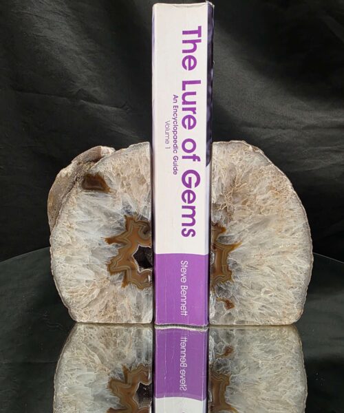 Caramel Natural Edge Microcrystalline Quartz Premium Bookends 3 Ornament Handpicked Size 2.404kg H12.5xW15xD9cm - Image 5