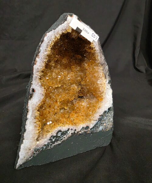 Citrine Geode 557 Crystal Cluster Druzy Premium Grade 3.99kg H23xW18xD11cm - Image 9