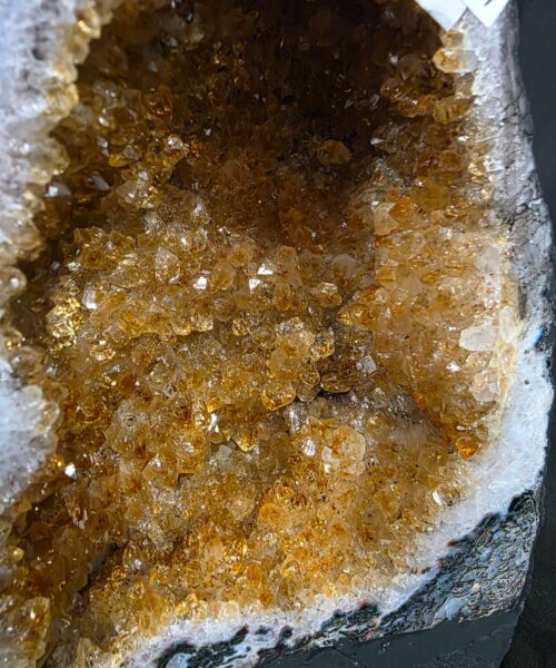 Citrine Geode 557 Crystal Cluster Druzy Premium Grade 3.99kg H23xW18xD11cm - Image 5