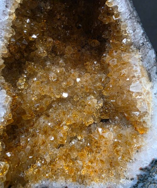 Citrine Geode 557 Crystal Cluster Druzy Premium Grade 3.99kg H23xW18xD11cm - Image 4