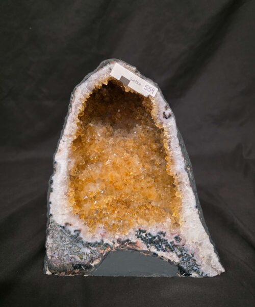Citrine Geode 559 Crystal Cluster Druzy Premium Grade 5.47kg H22xW19xD13cm - Image 10