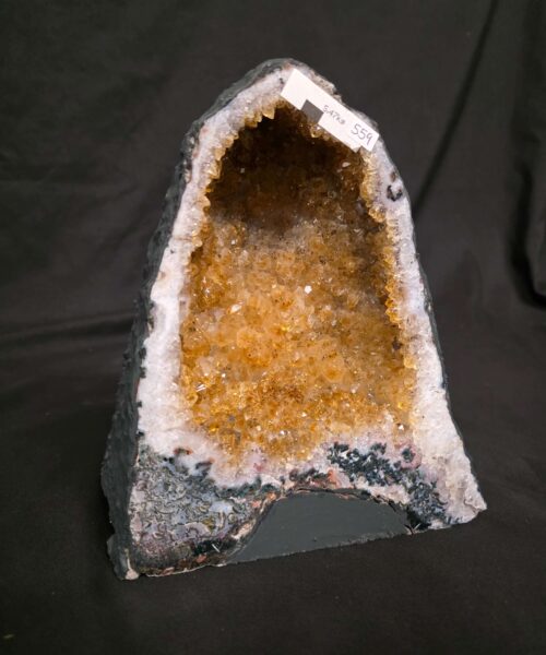 Citrine Geode 559 Crystal Cluster Druzy Premium Grade 5.47kg H22xW19xD13cm - Image 9